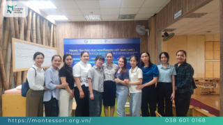 HÂN HẠNH CHÀO ĐÓN ĐOÀN GIÁO VIÊN MẦM NON ANH ĐÀO SAKUKA MONTESSORI CASA ĐẾN THAM QUAN, TRAO ĐỔI CÙNG MVEC.