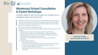 Chương trình Tư vấn Chuyên môn Trường học Montessori Workshop dành cho Phụ huynh
