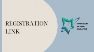 General Information About AMI Montessori Courses and Registration Links