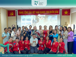 Hình ảnh Tổng Kết Khóa Giáo Viên Montessori Tiina Souminen AMI 0-3 Tuổi – Module 3