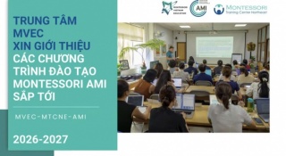Khám Phá Các Chương Trình Đào Tạo Montessori AMI Sắp Khai Giảng Của MVEC