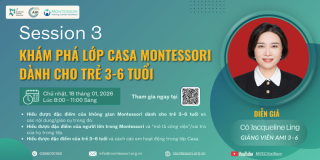 Series “Chia sẻ về trẻ – Kết nối cộng đồng và lan tỏa giáo dục Montessori tại Việt Nam” 2025–2026