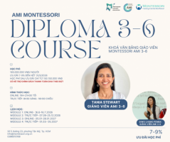 TUYỂN SINH KHÓA VĂN BẰNG GIÁO VIÊN MONTESSORI AMI 3–6 THÁNG 6 2026