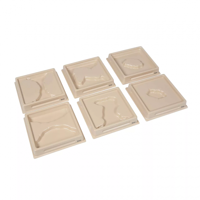 Khay tạo hình đất và nước: Bộ 1 (Land And Water Form Trays: Set 1)