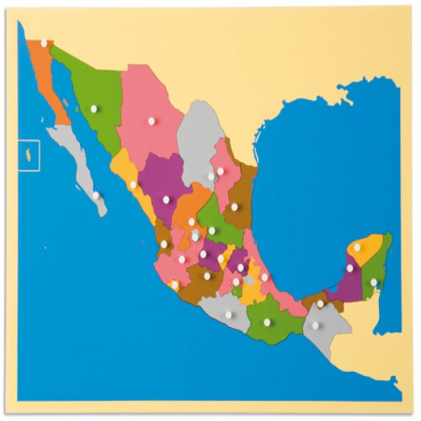 Bản đồ xếp hình: Mexico