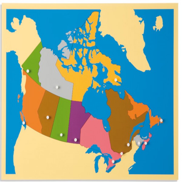 Bản đồ xếp hình: Canada