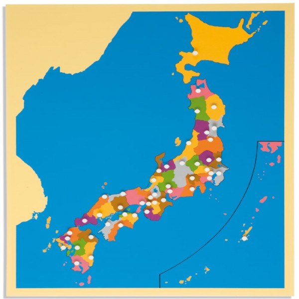 Bản đồ xếp hình: Nhật Bản