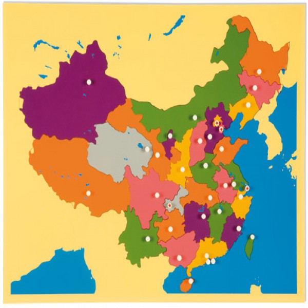 Bản đồ xếp hình: Trung Quốc