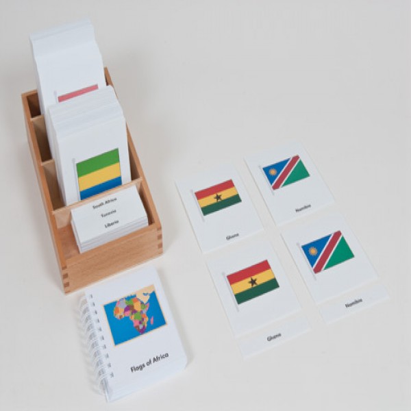 Bộ thẻ cờ các nước Châu Phi