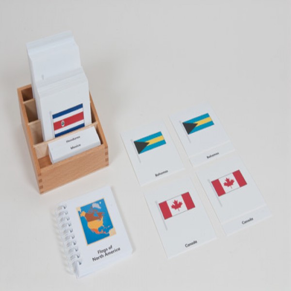076301 - Bộ thẻ cờ các nước Bắc Mĩ
