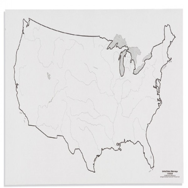 Bản đồ nước Mĩ: Đường thủy
